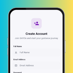 Step 1: Create your GAYON student account
